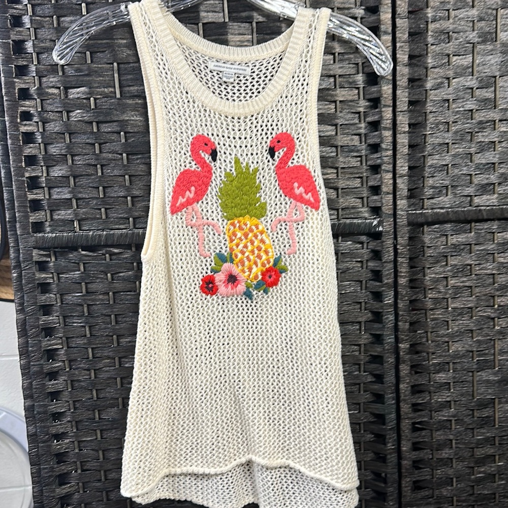 American eagle crochet tank